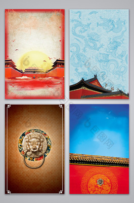 魅力古都，創意無限 北京旅游背景設計圖與廣告視覺策略